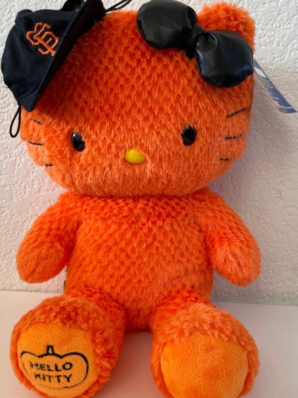Hello Kitty x Build a Bear 2011 Halloween Pumpkin Waffle Knit 18”